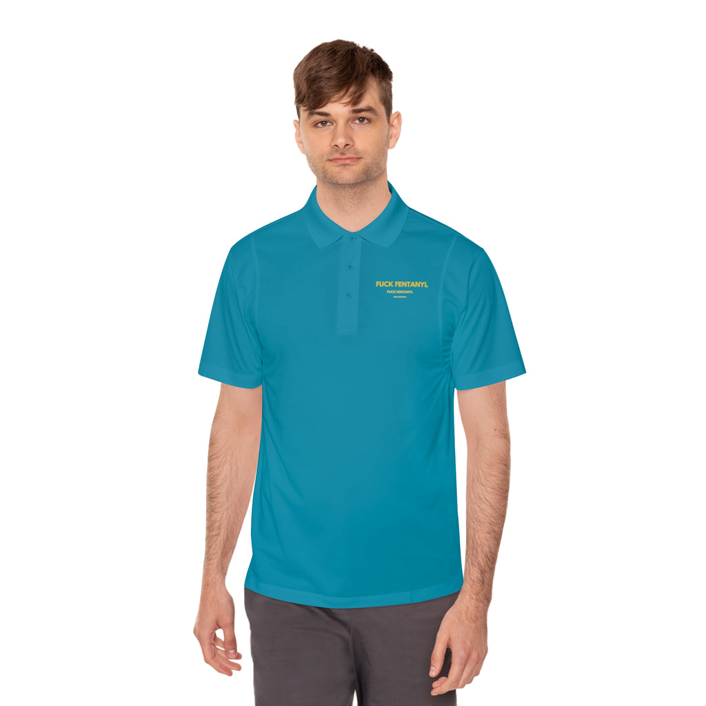 Men's Sport Polo — Minimal 'Peak Potential' Performance Shirt