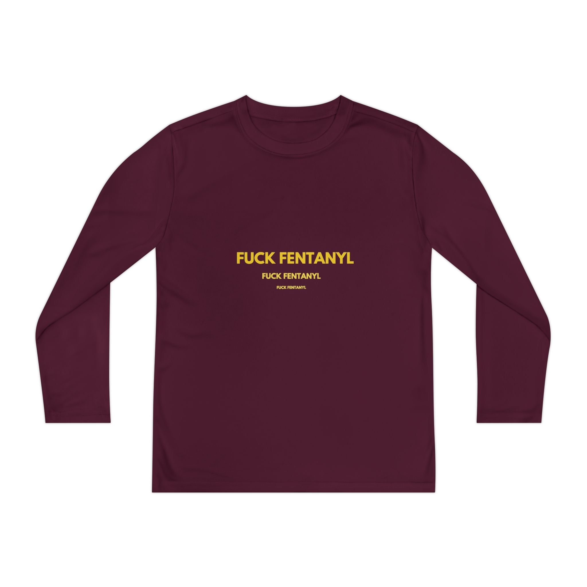 Youth Long Sleeve Tee — "F*** Fentanyl" Awareness Shirt