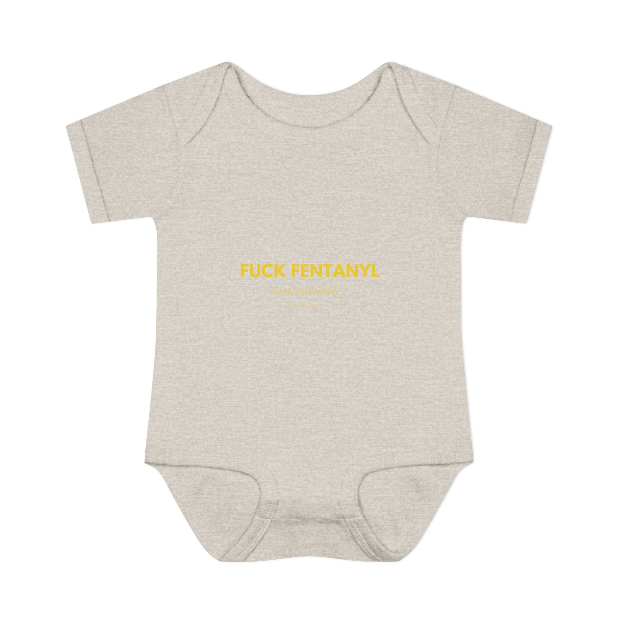 Infant Bodysuit — "F*** Fentanyl" Protest Baby Onesie
