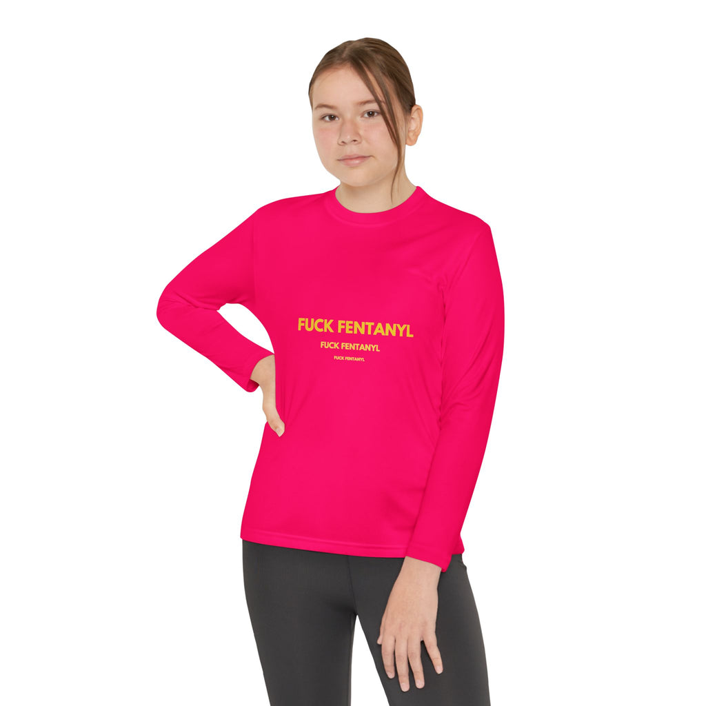 Youth Long Sleeve Tee — "F*** Fentanyl" Awareness Shirt