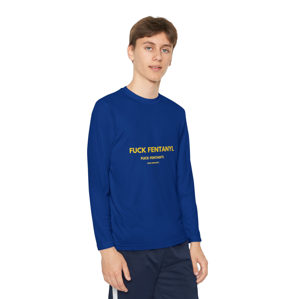 Youth Long Sleeve Tee — “F*** Fentanyl” Awareness Shirt