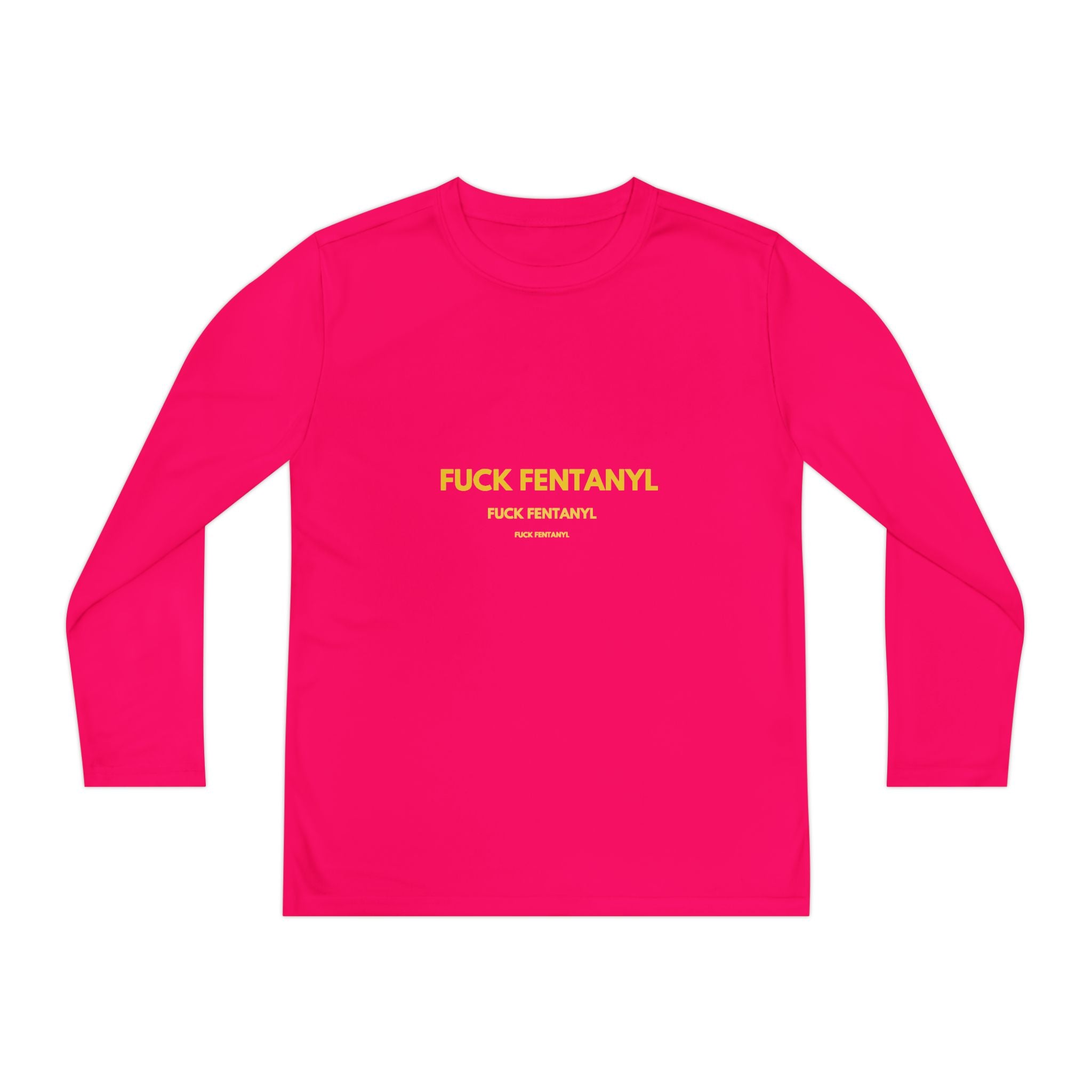 Youth Long Sleeve Tee — “F*** Fentanyl” Awareness Shirt