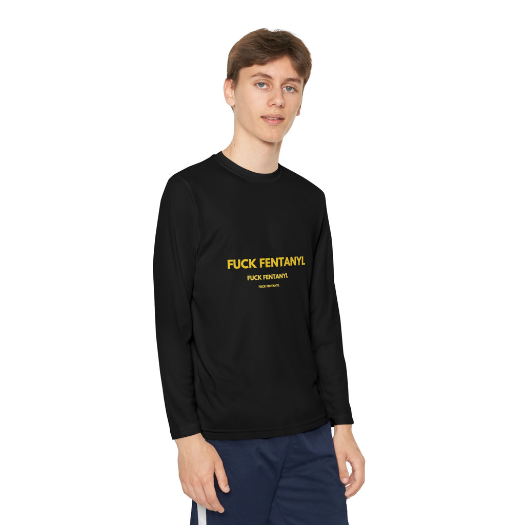 Youth Long Sleeve Tee — "F*** Fentanyl" Awareness Shirt