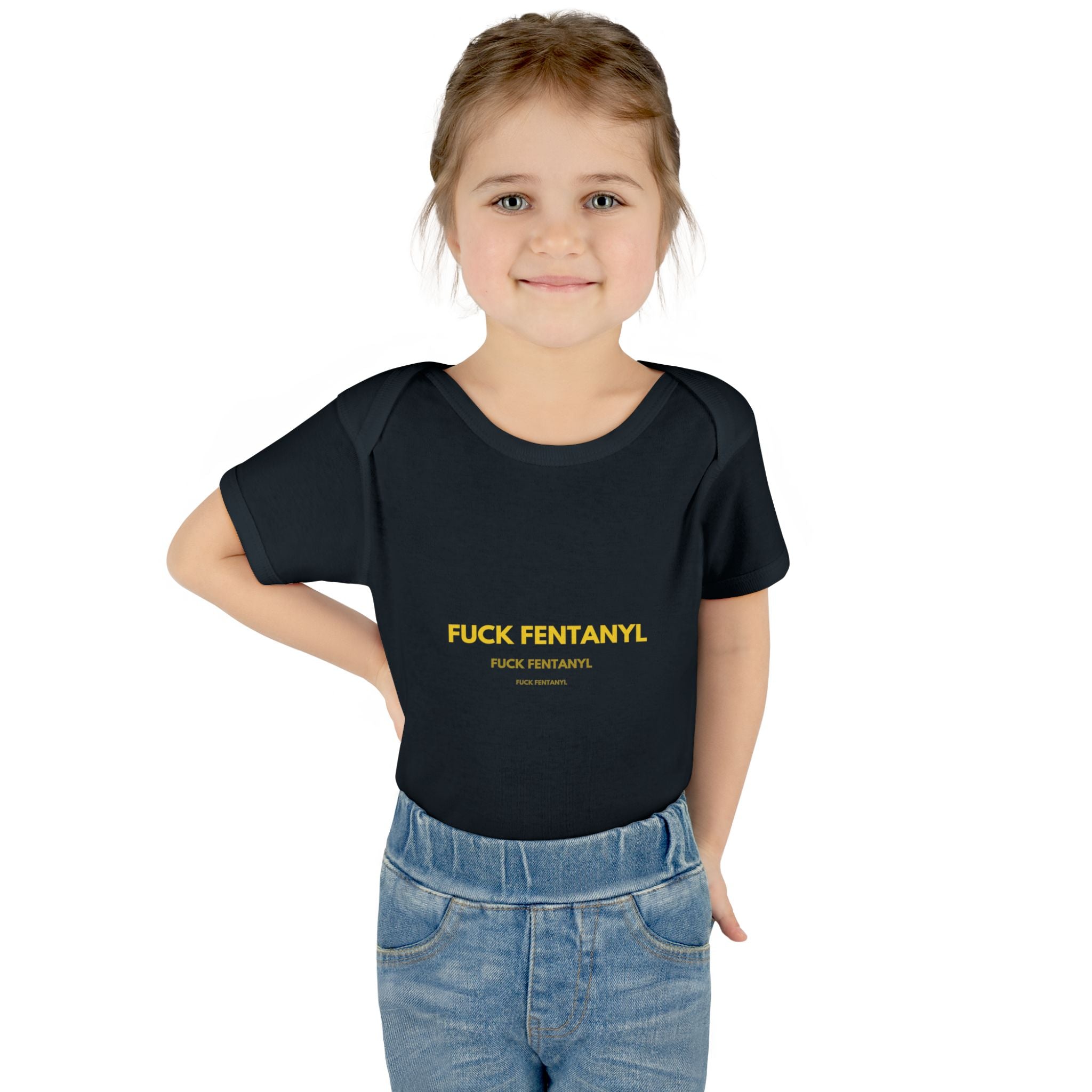 Infant Bodysuit — "F*** Fentanyl" Protest Baby Onesie