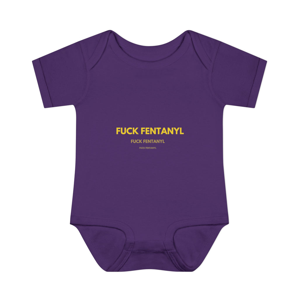 Infant Bodysuit — "F*** Fentanyl" Protest Baby Onesie