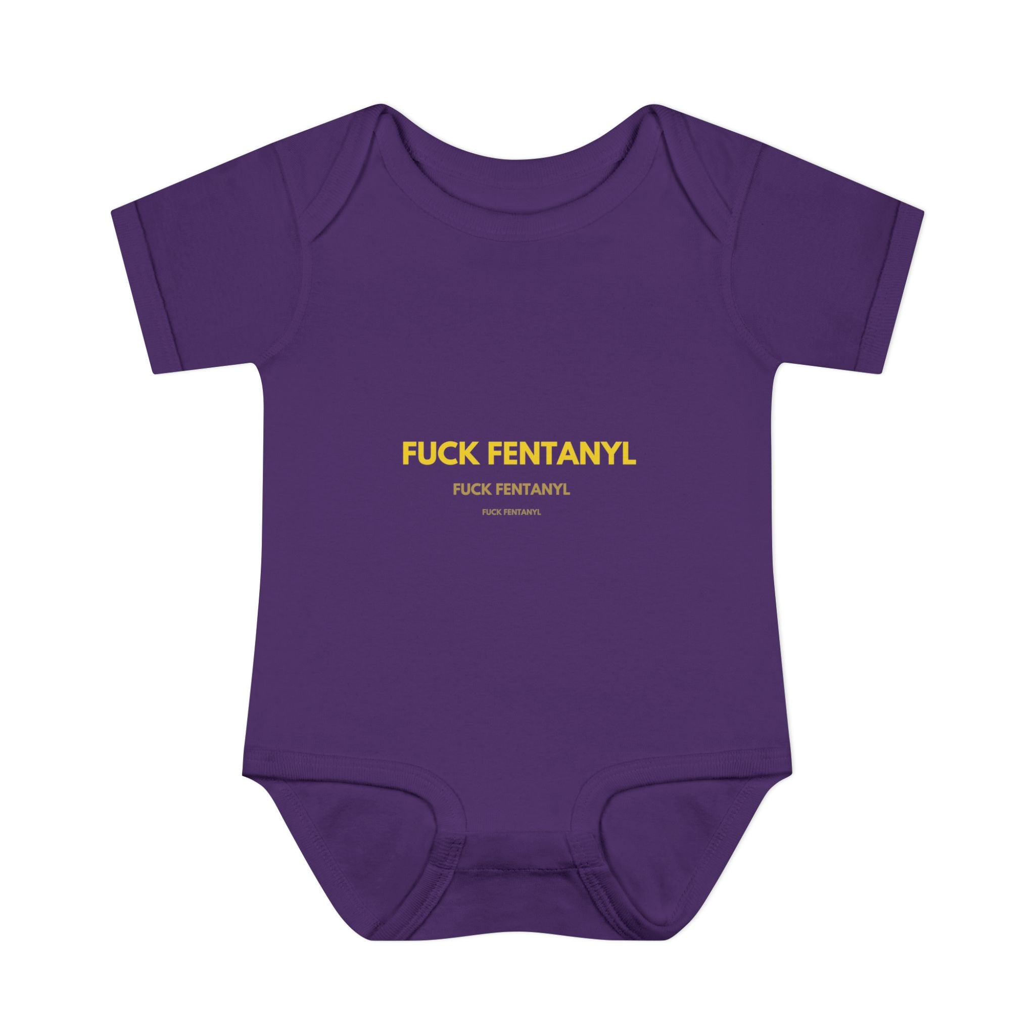 Infant Bodysuit — "F*** Fentanyl" Protest Baby Onesie