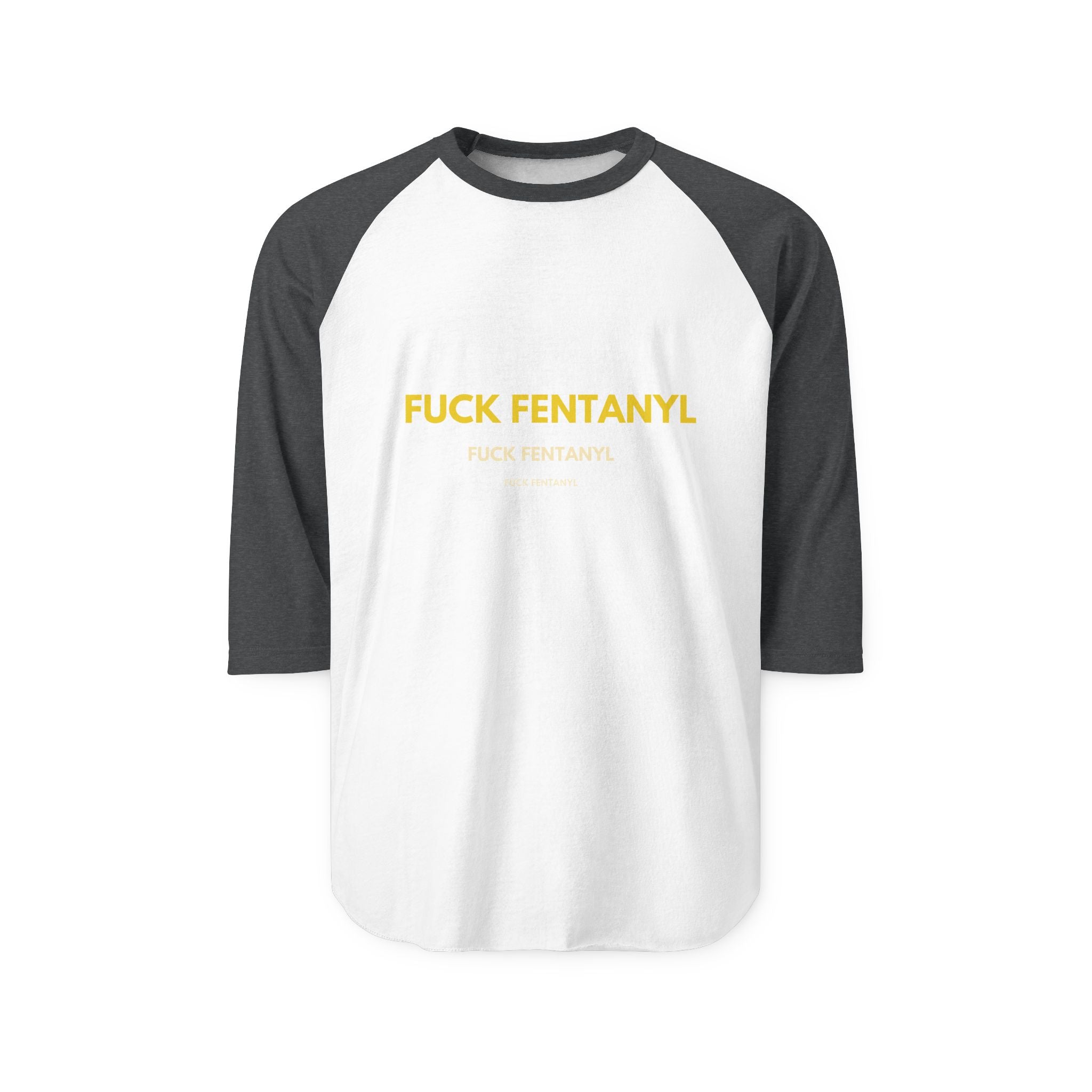Raglan Shirt — F*ck Fentanyl Bold Awareness Tee