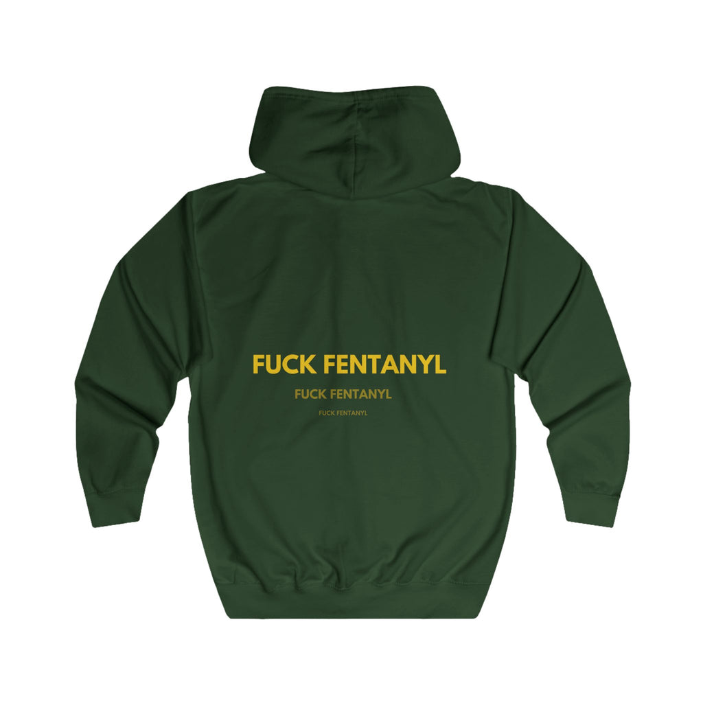 Zip Hoodie - “F**k Fentanyl” Bold Back Awareness Zip-Up