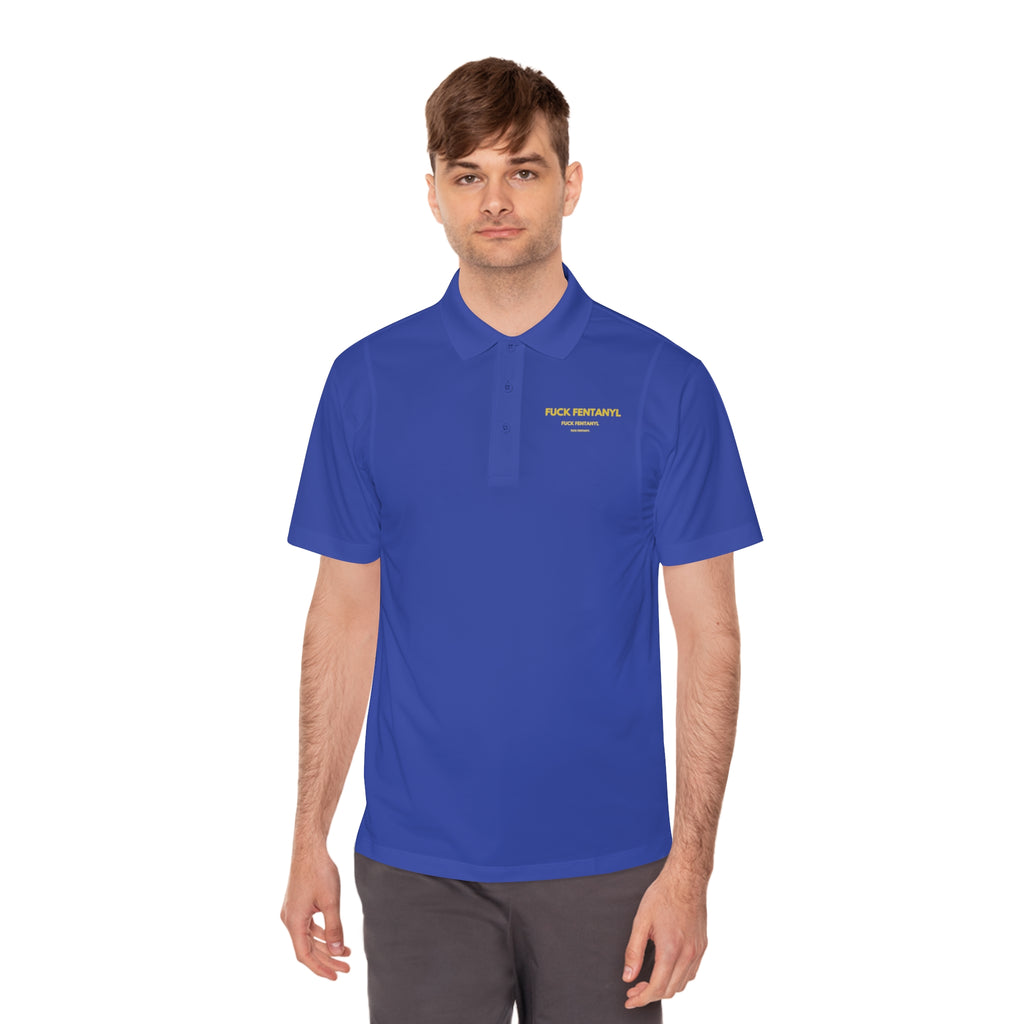 Men's Sport Polo — Minimal 'Peak Potential' Performance Shirt