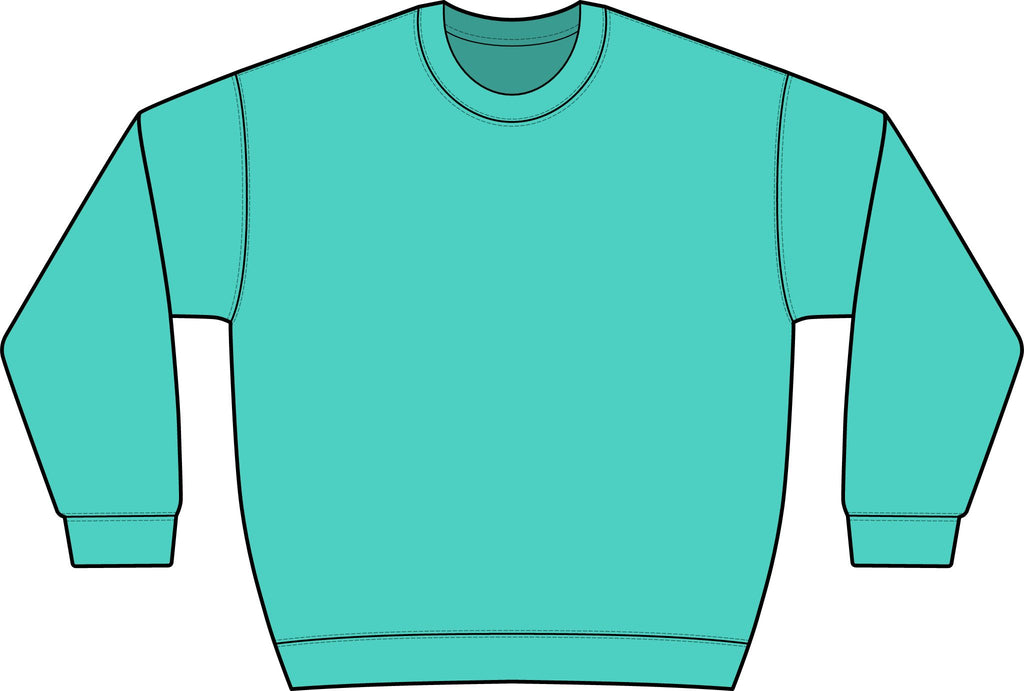 Graphic Crewneck Sweatshirt — “FUCK FENTANYL” Blue Text Awareness Pullover