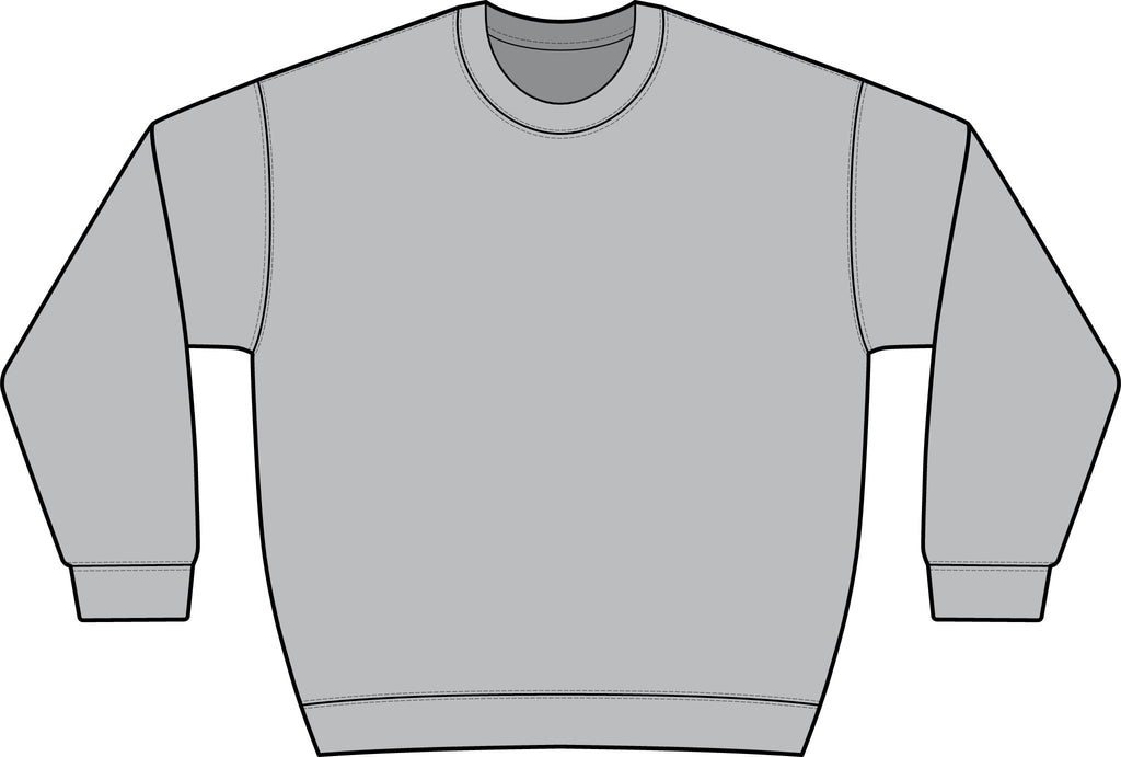 Graphic Crewneck Sweatshirt — “FUCK FENTANYL” Blue Text Awareness Pullover