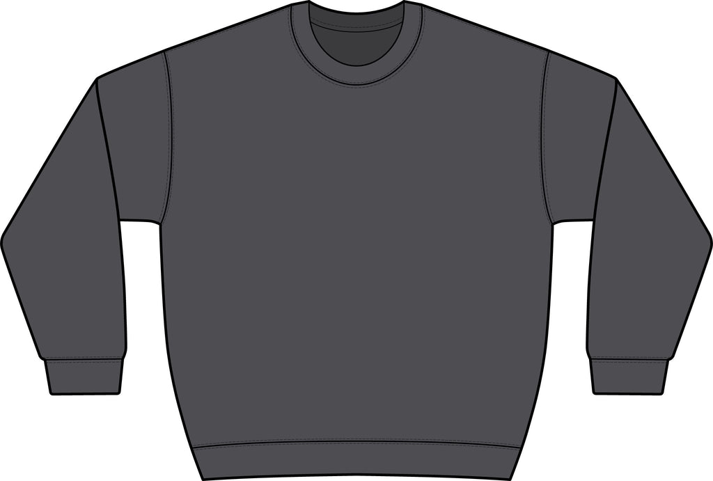 Graphic Crewneck Sweatshirt — “FUCK FENTANYL” Blue Text Awareness Pullover