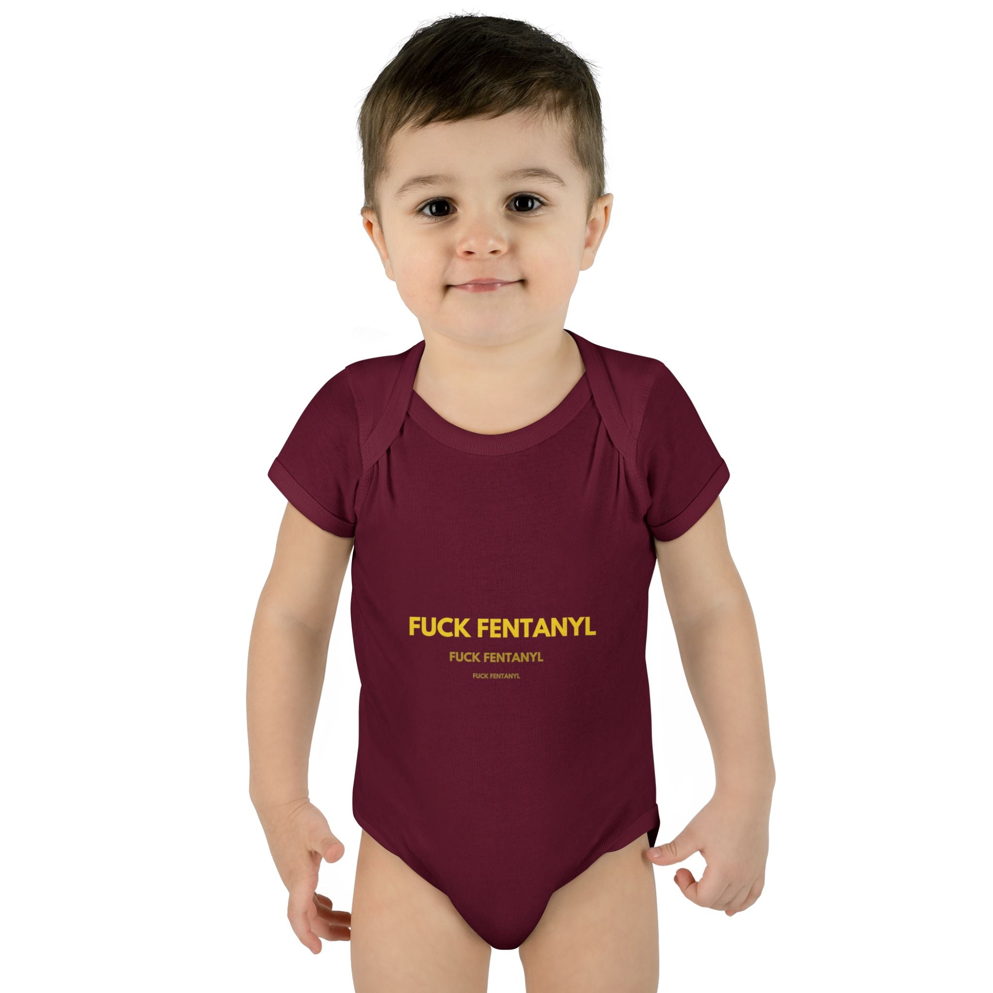 Infant Bodysuit — "F*** Fentanyl" Protest Baby Onesie