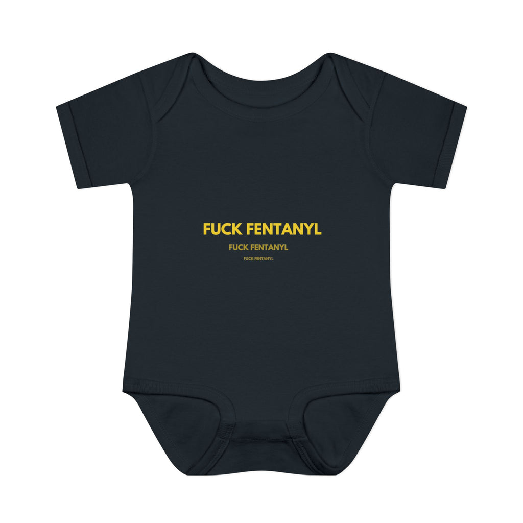 Infant Bodysuit — "F*** Fentanyl" Protest Baby Onesie