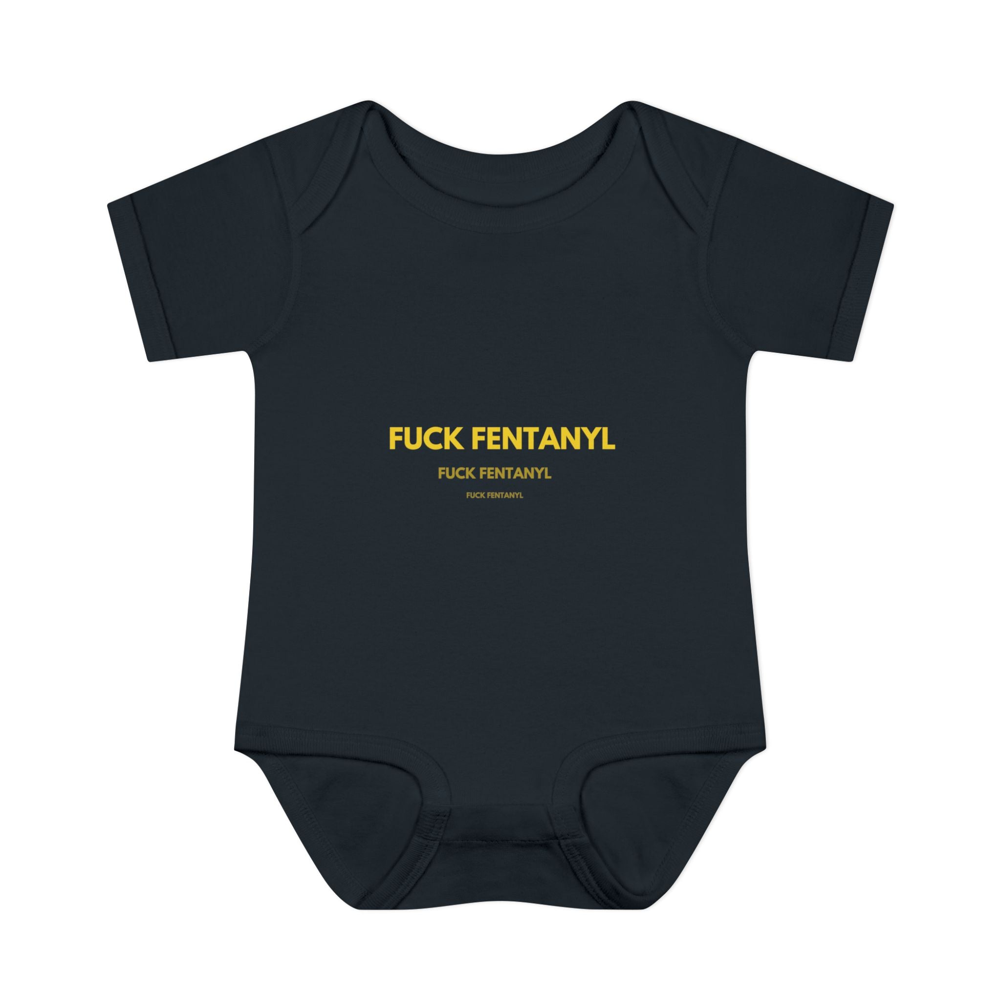 Infant Bodysuit — "F*** Fentanyl" Protest Baby Onesie
