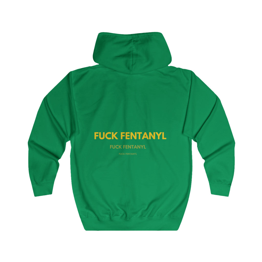 Zip Hoodie - “F**k Fentanyl” Bold Back Awareness Zip-Up