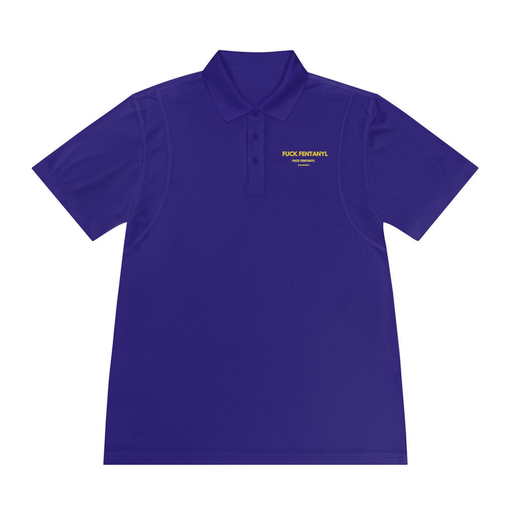 Men's Sport Polo — Minimal 'Peak Potential' Performance Shirt