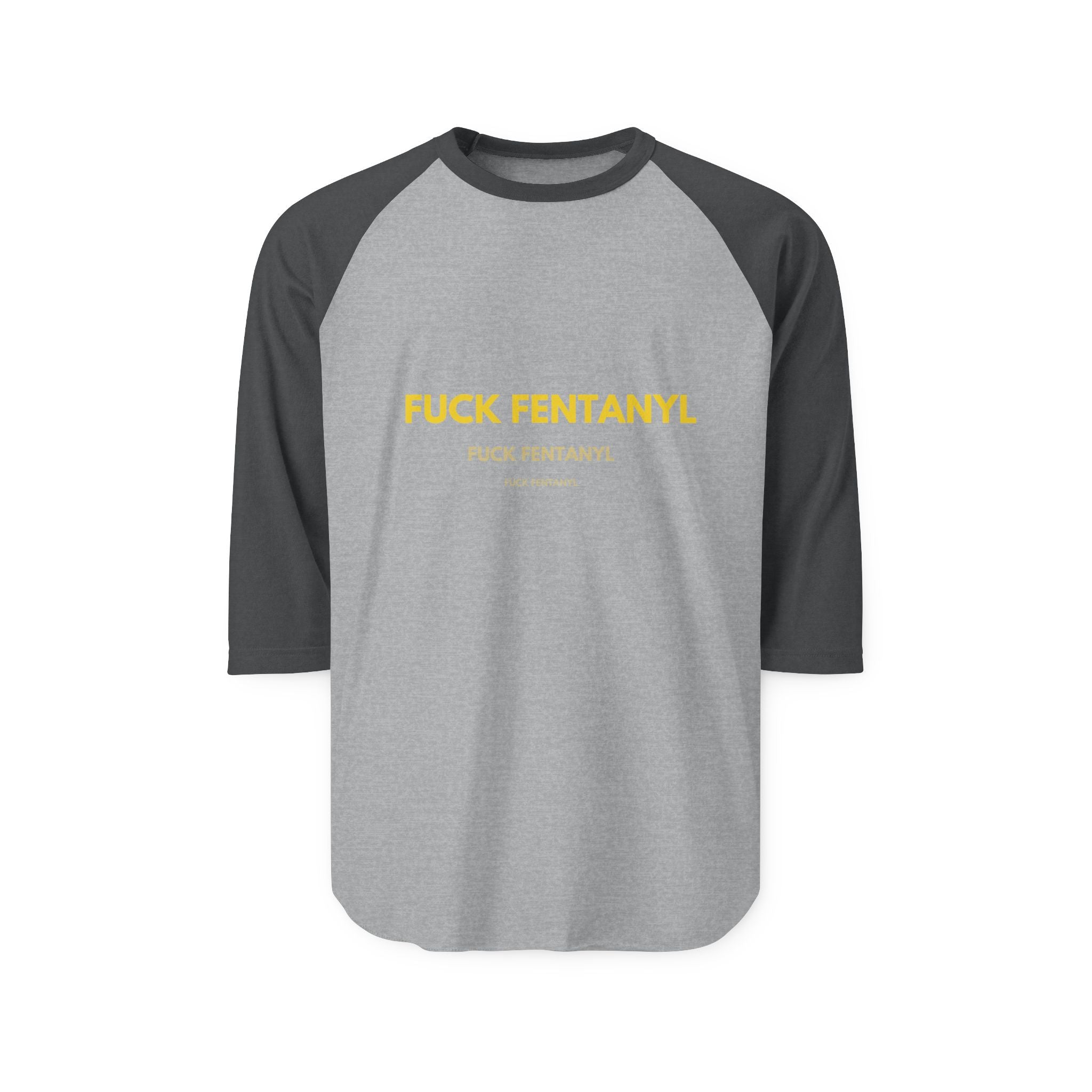 Raglan Shirt — F*ck Fentanyl Bold Awareness Tee