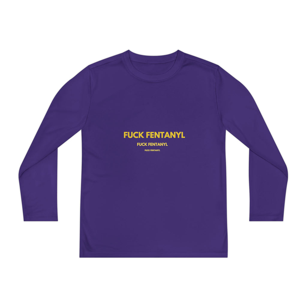Youth Long Sleeve Tee — "F*** Fentanyl" Awareness Shirt