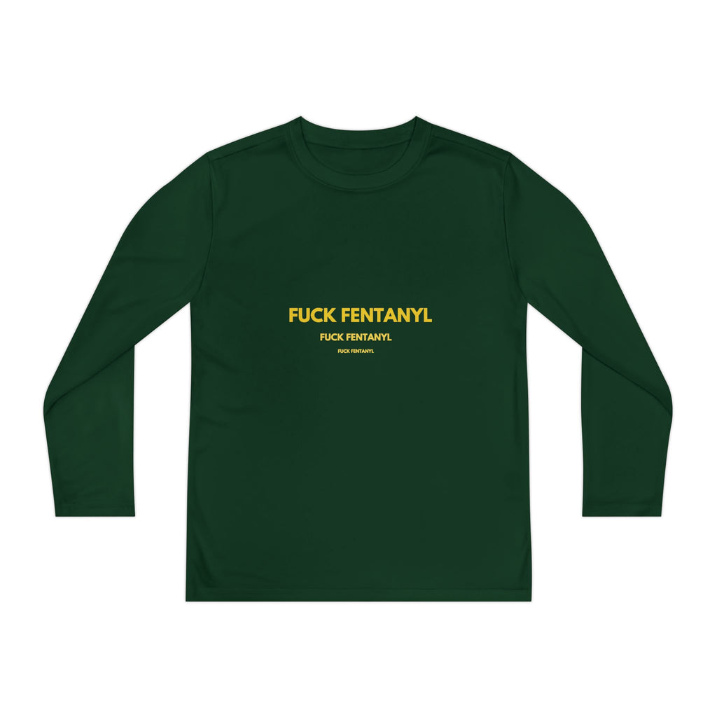 Youth Long Sleeve Tee — "F*** Fentanyl" Awareness Shirt