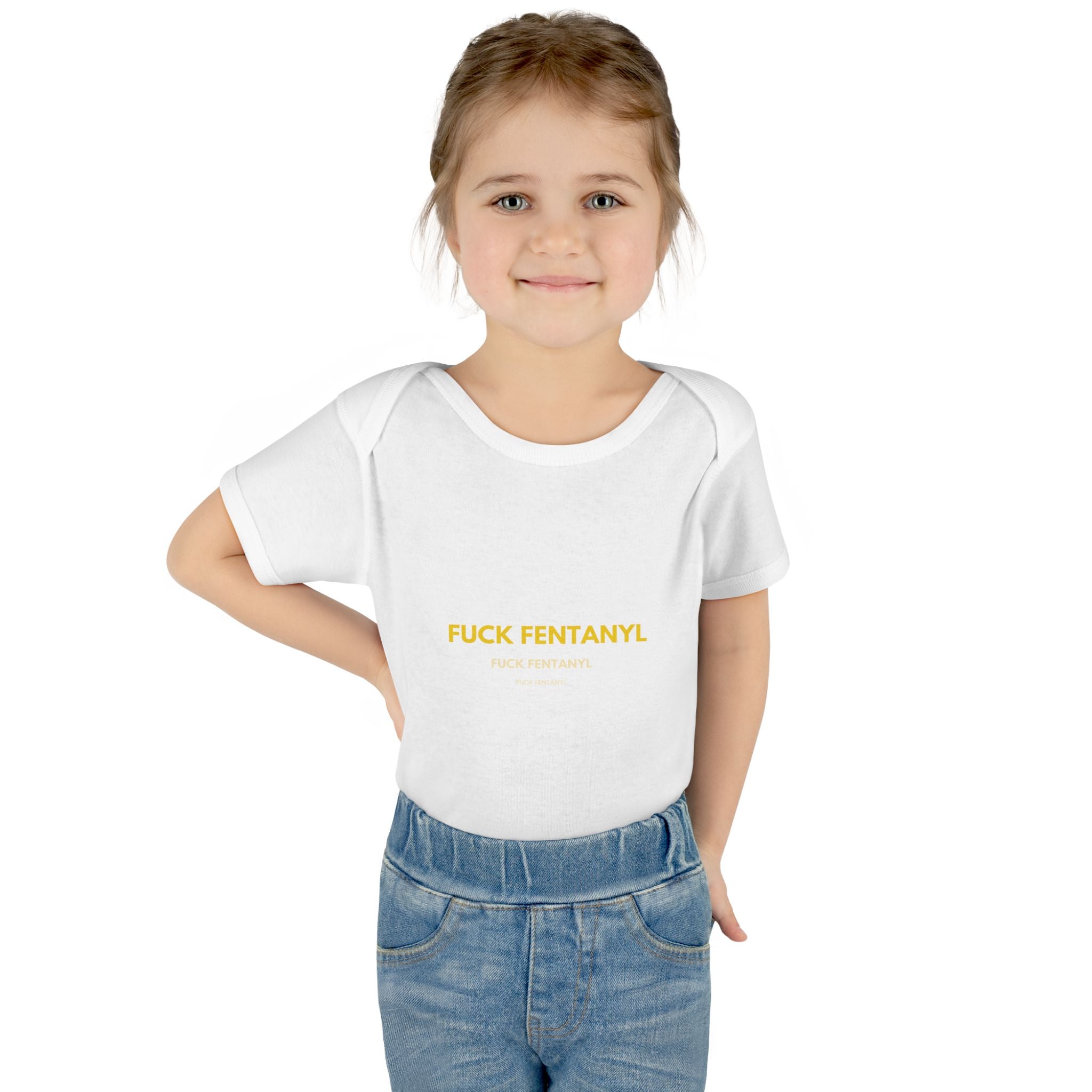 Infant Bodysuit — "F*** Fentanyl" Protest Baby Onesie