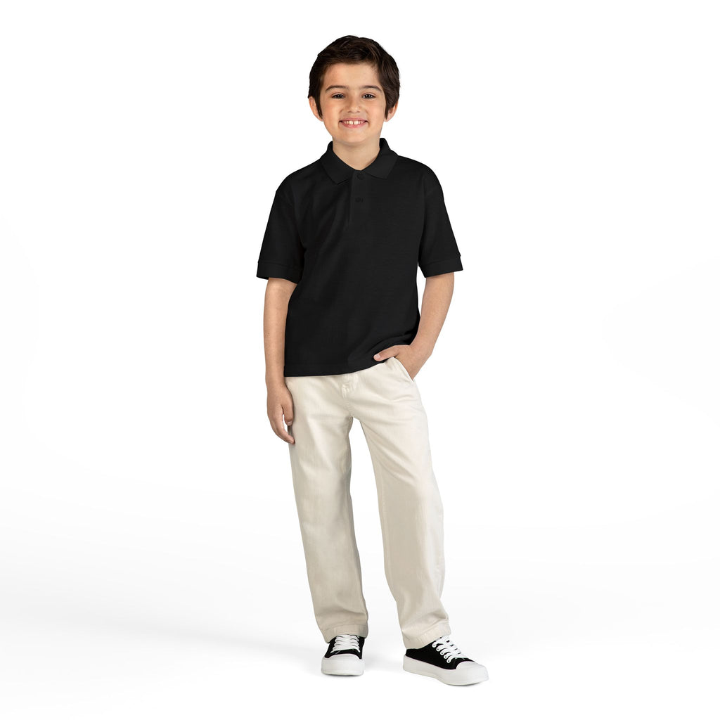 Youth Polo Shirt — “F*ck Fentanyl” Back Awareness Design