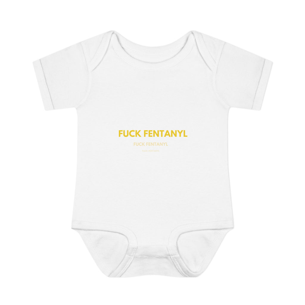Infant Bodysuit — "F*** Fentanyl" Protest Baby Onesie