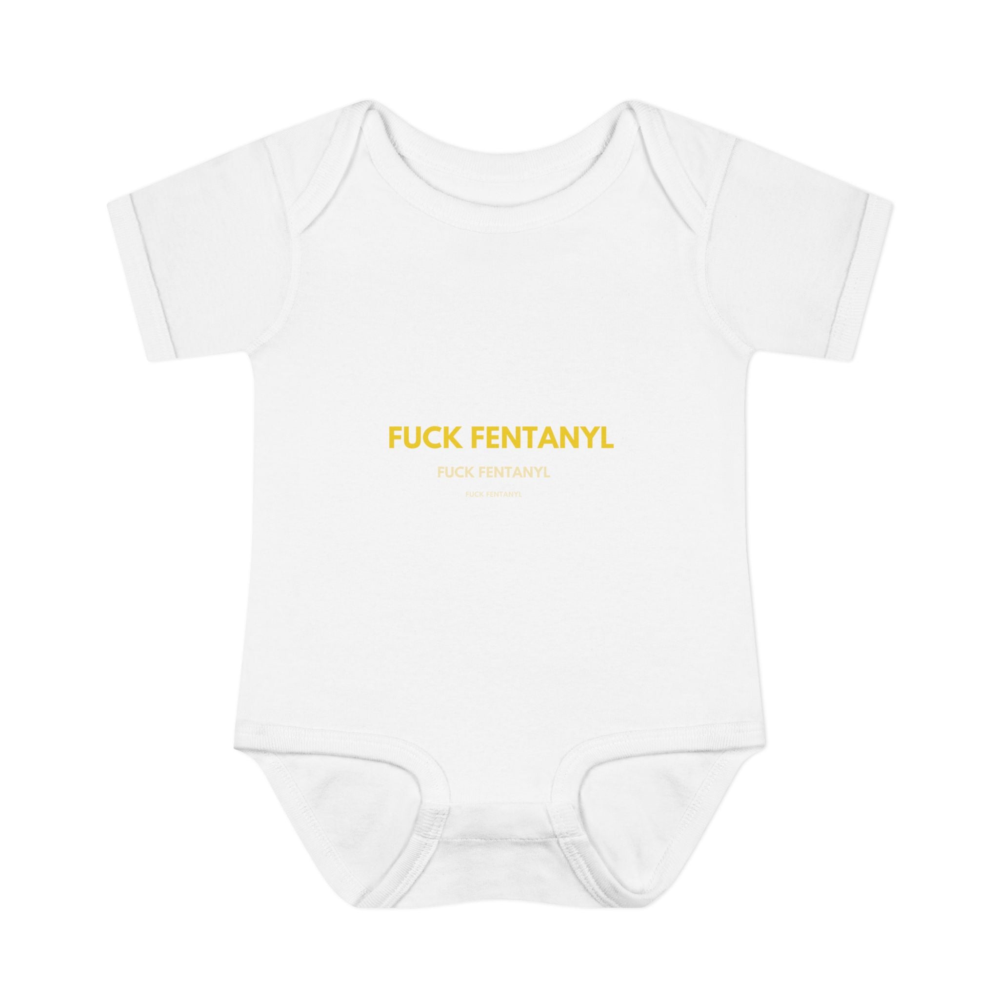 Infant Bodysuit — "F*** Fentanyl" Protest Baby Onesie