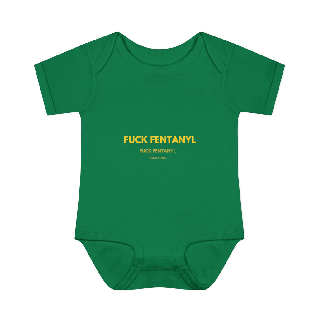 Infant Bodysuit — "F*** Fentanyl" Protest Baby Onesie