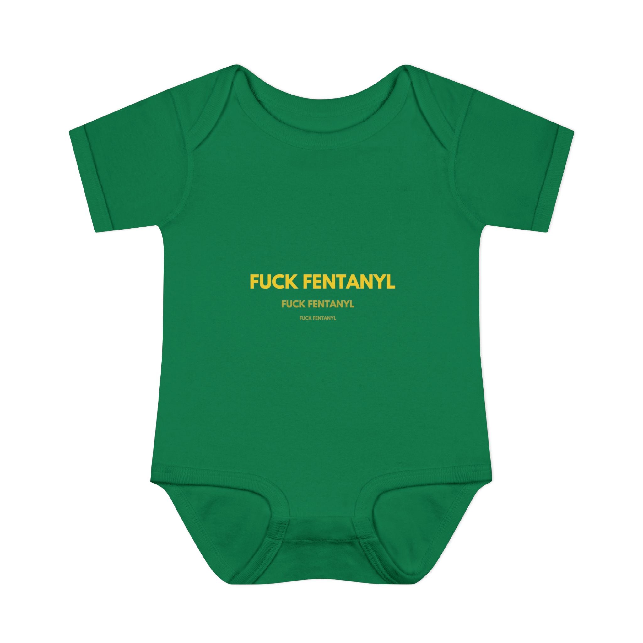 Infant Bodysuit — "F*** Fentanyl" Protest Baby Onesie