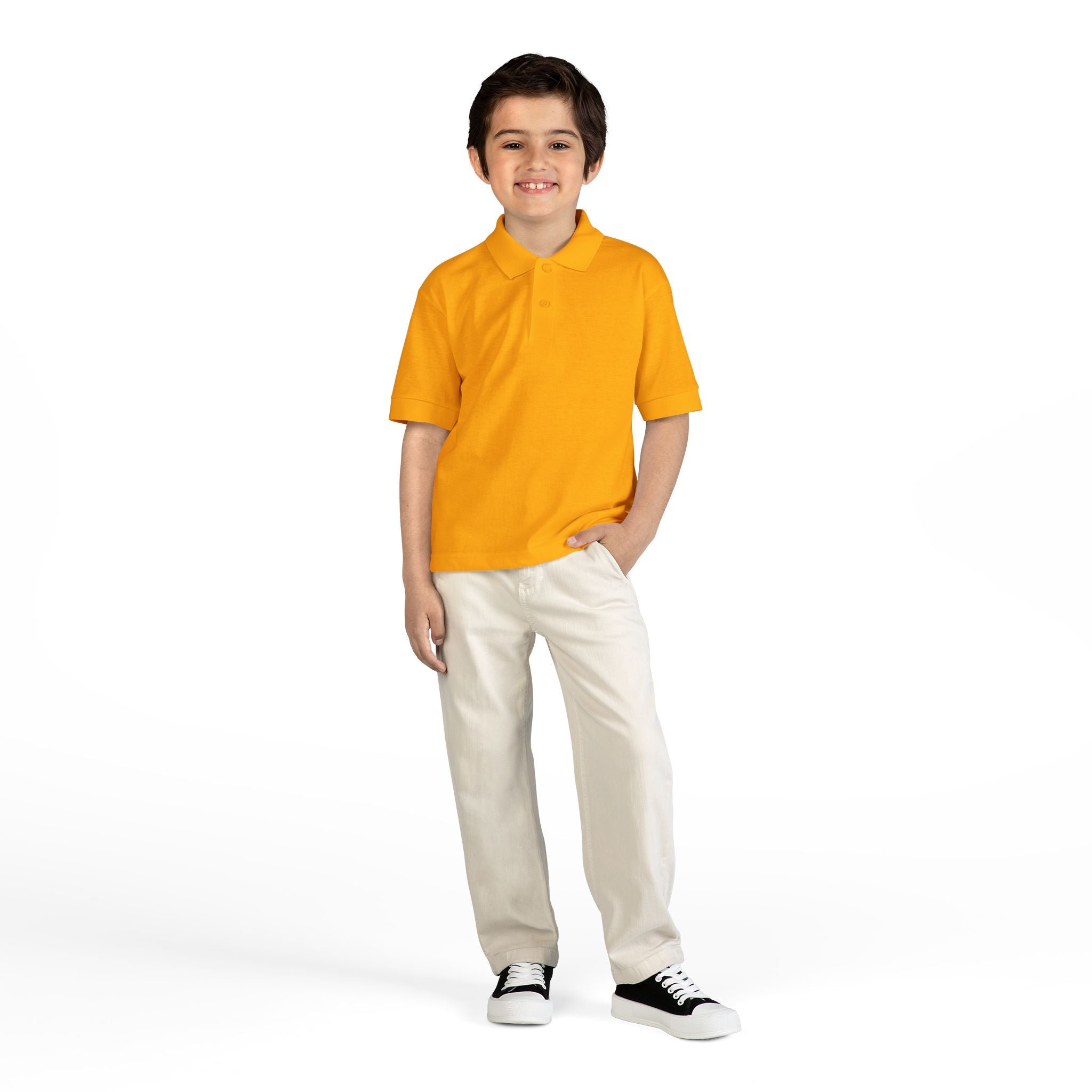Youth Polo Shirt — “F*ck Fentanyl” Back Awareness Design