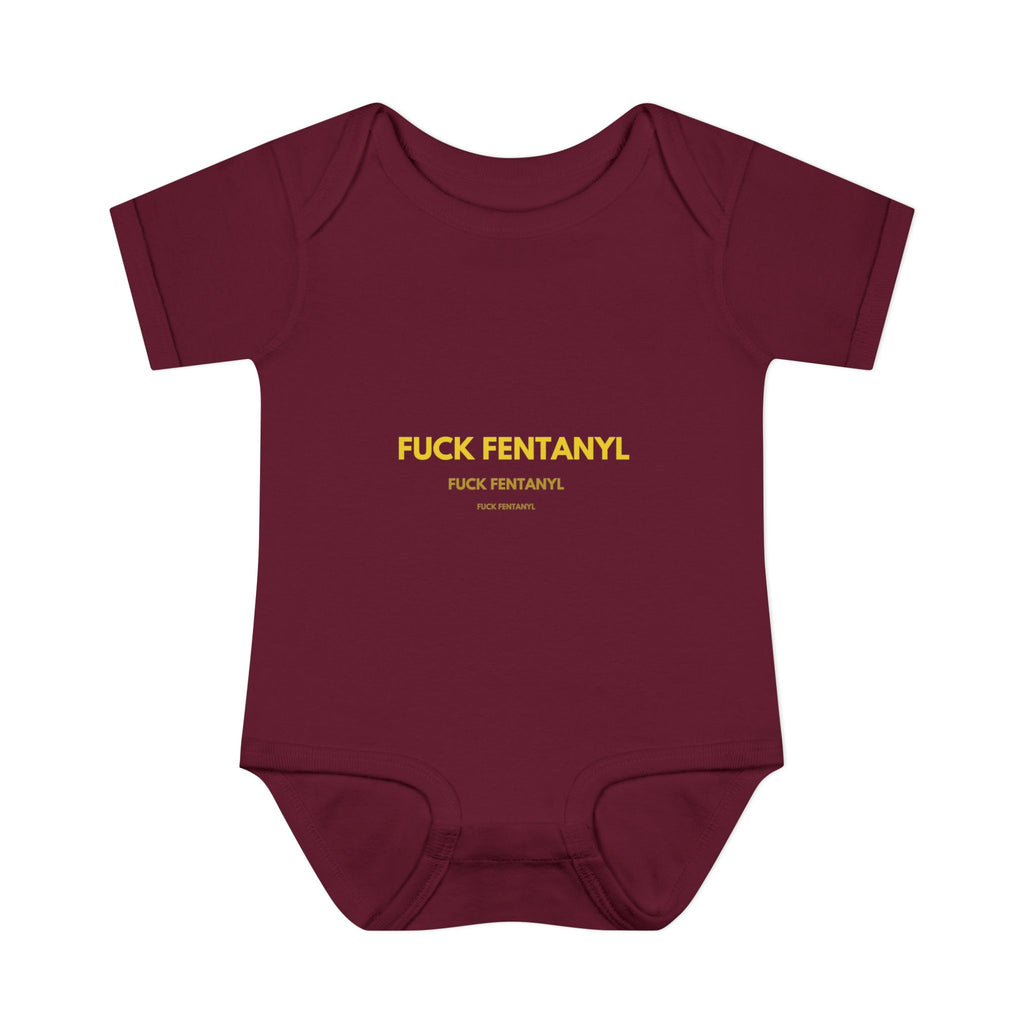 Infant Bodysuit — "F*** Fentanyl" Protest Baby Onesie