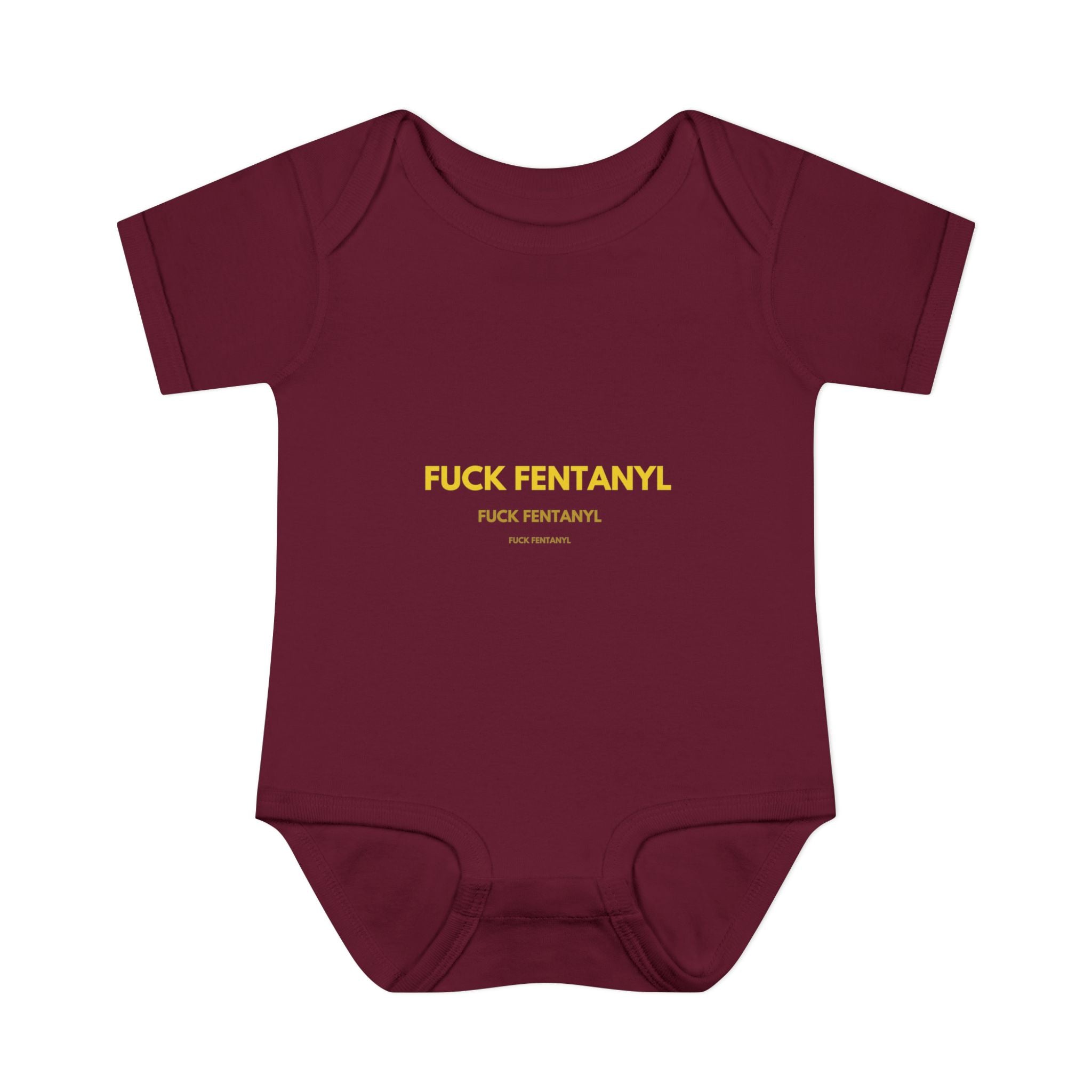 Infant Bodysuit — "F*** Fentanyl" Protest Baby Onesie