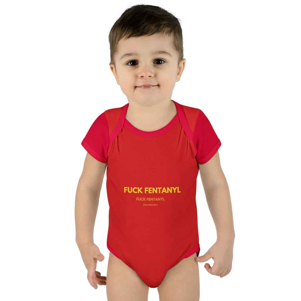 Infant Bodysuit — "F*** Fentanyl" Protest Baby Onesie