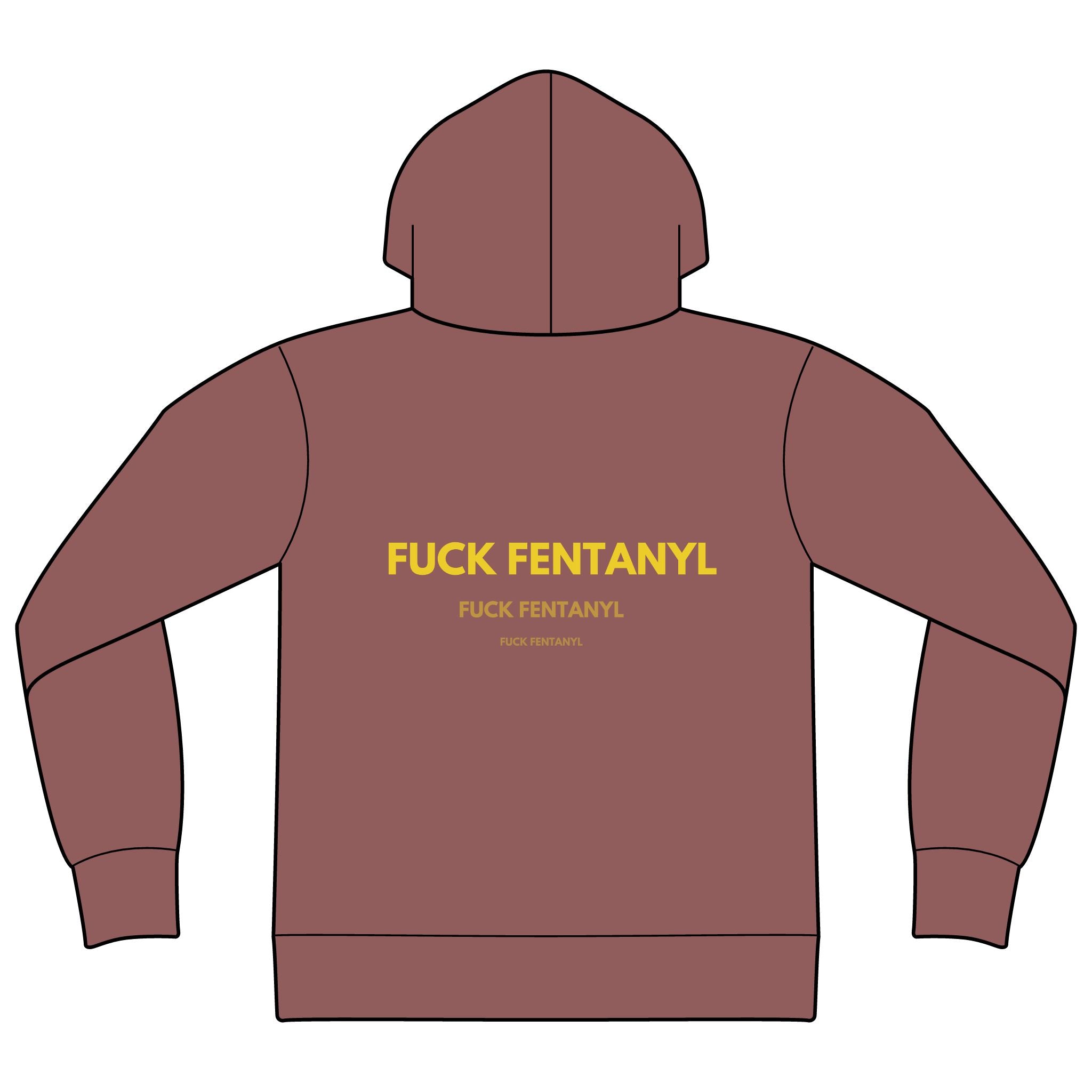 Fuck Fentanyl Hoodie — Anti-Drug Awareness Sponge Fleece Pullover