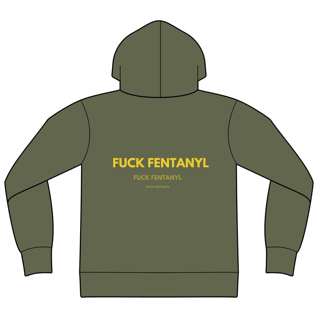 Fuck Fentanyl Hoodie — Anti-Drug Awareness Sponge Fleece Pullover