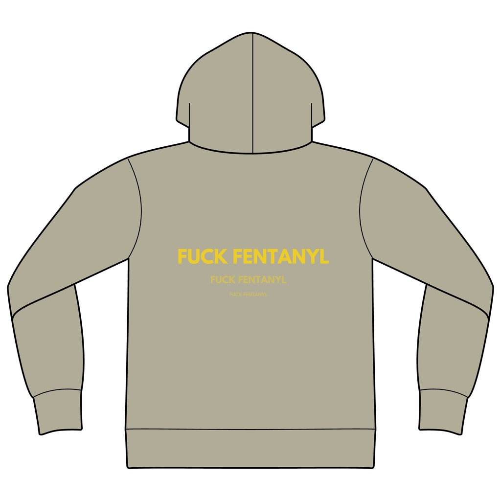 Fuck Fentanyl Hoodie — Anti-Drug Awareness Sponge Fleece Pullover