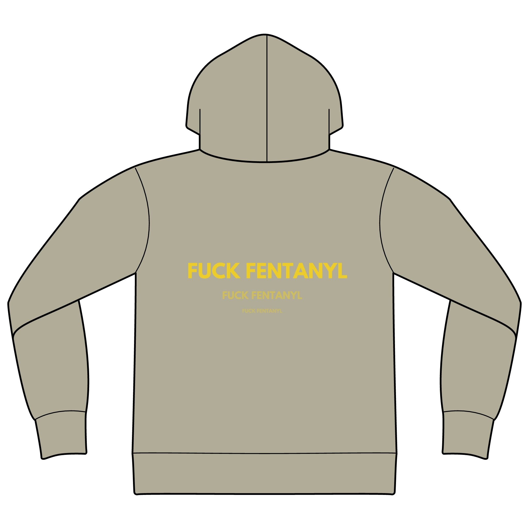 Fuck Fentanyl Hoodie — Anti-Drug Awareness Sponge Fleece Pullover