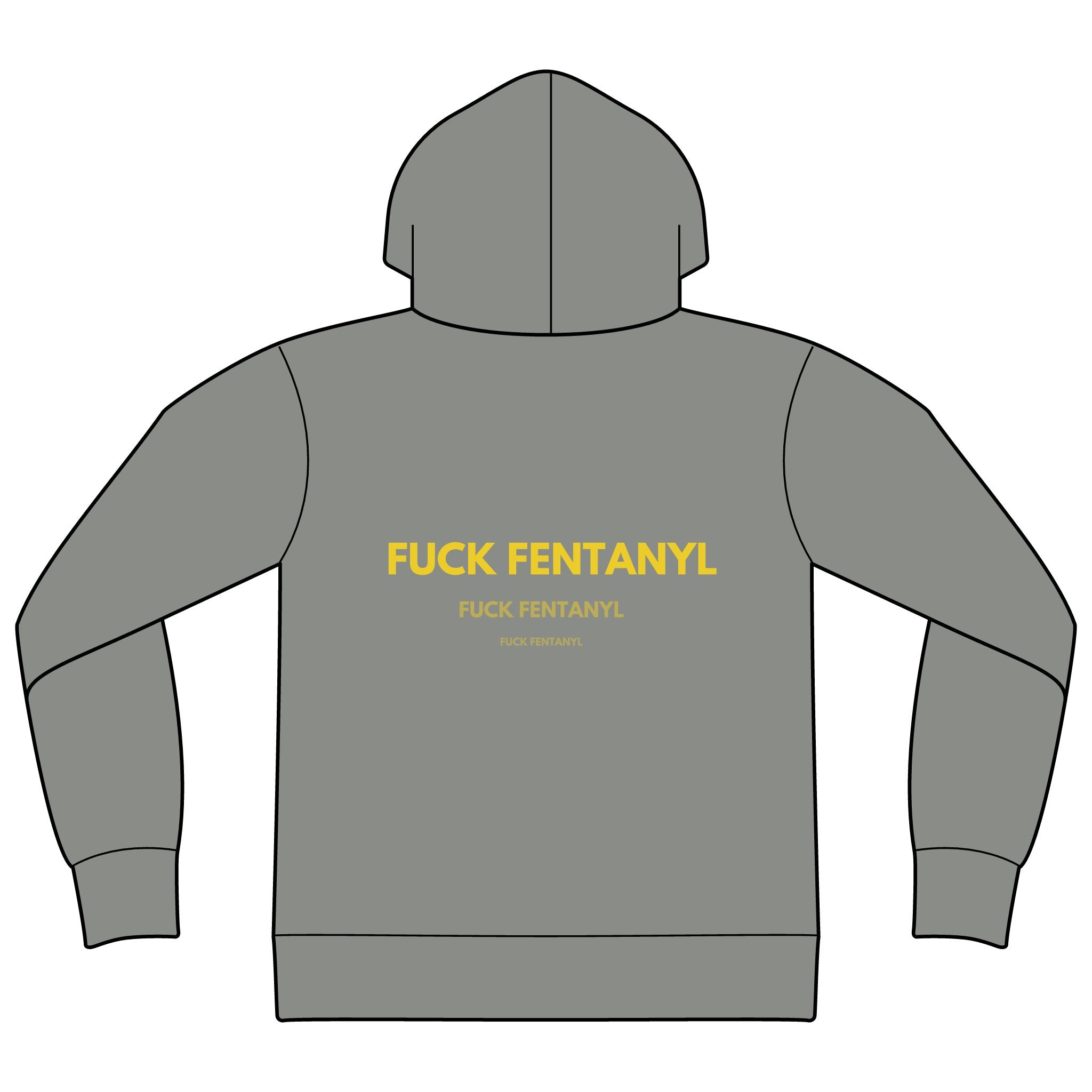 Fuck Fentanyl Hoodie — Anti-Drug Awareness Sponge Fleece Pullover