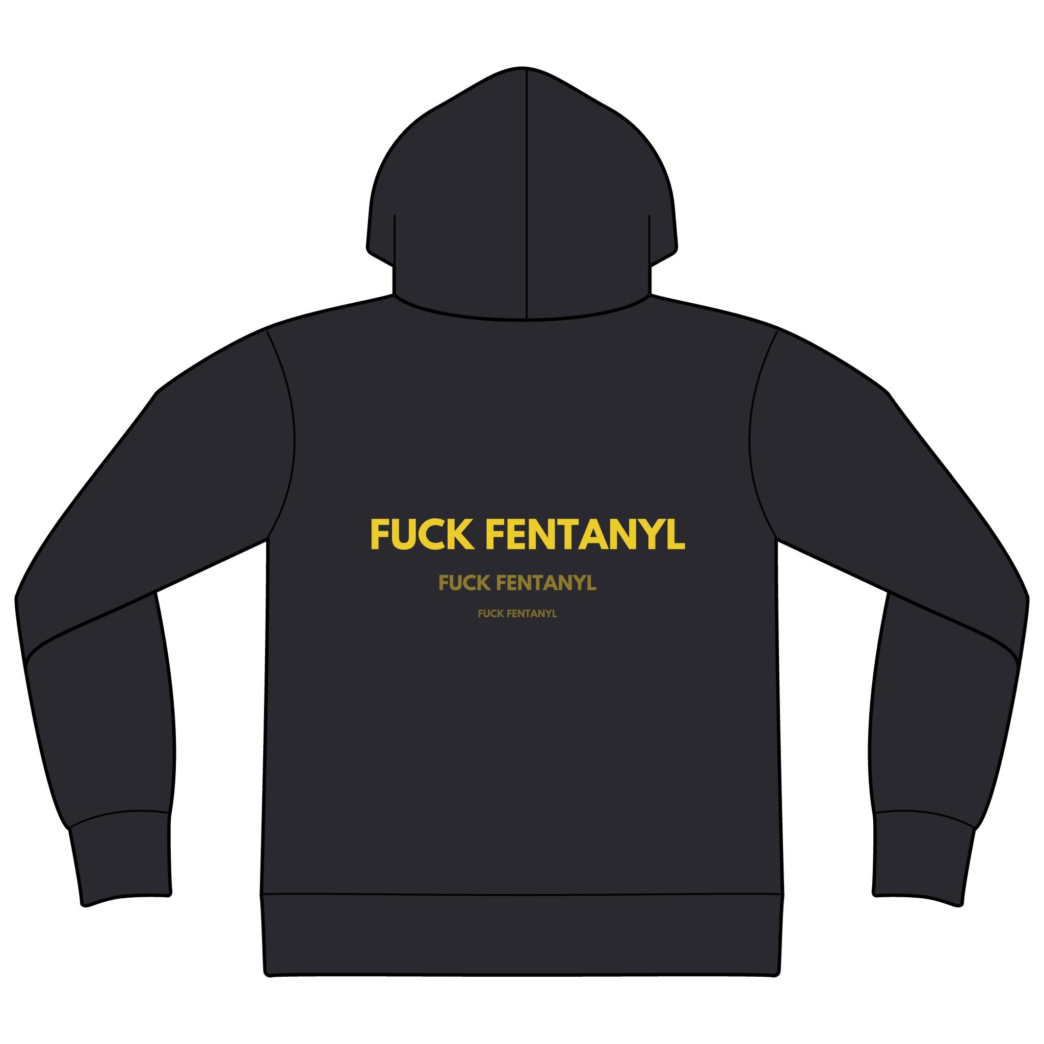 Fuck Fentanyl Hoodie — Anti-Drug Awareness Sponge Fleece Pullover