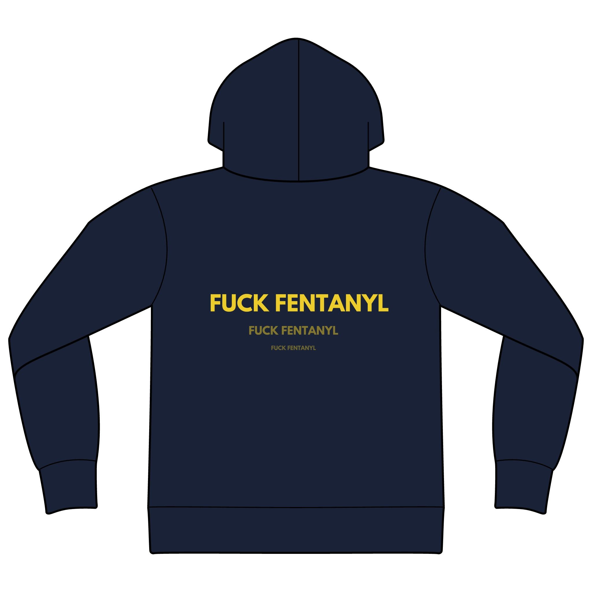 Fuck Fentanyl Hoodie — Anti-Drug Awareness Sponge Fleece Pullover