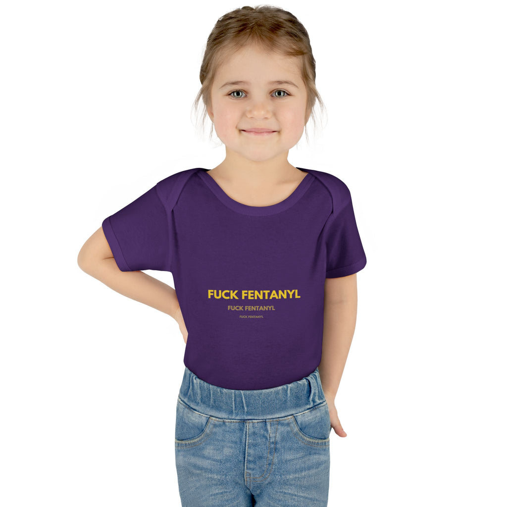 Infant Bodysuit — "F*** Fentanyl" Protest Baby Onesie