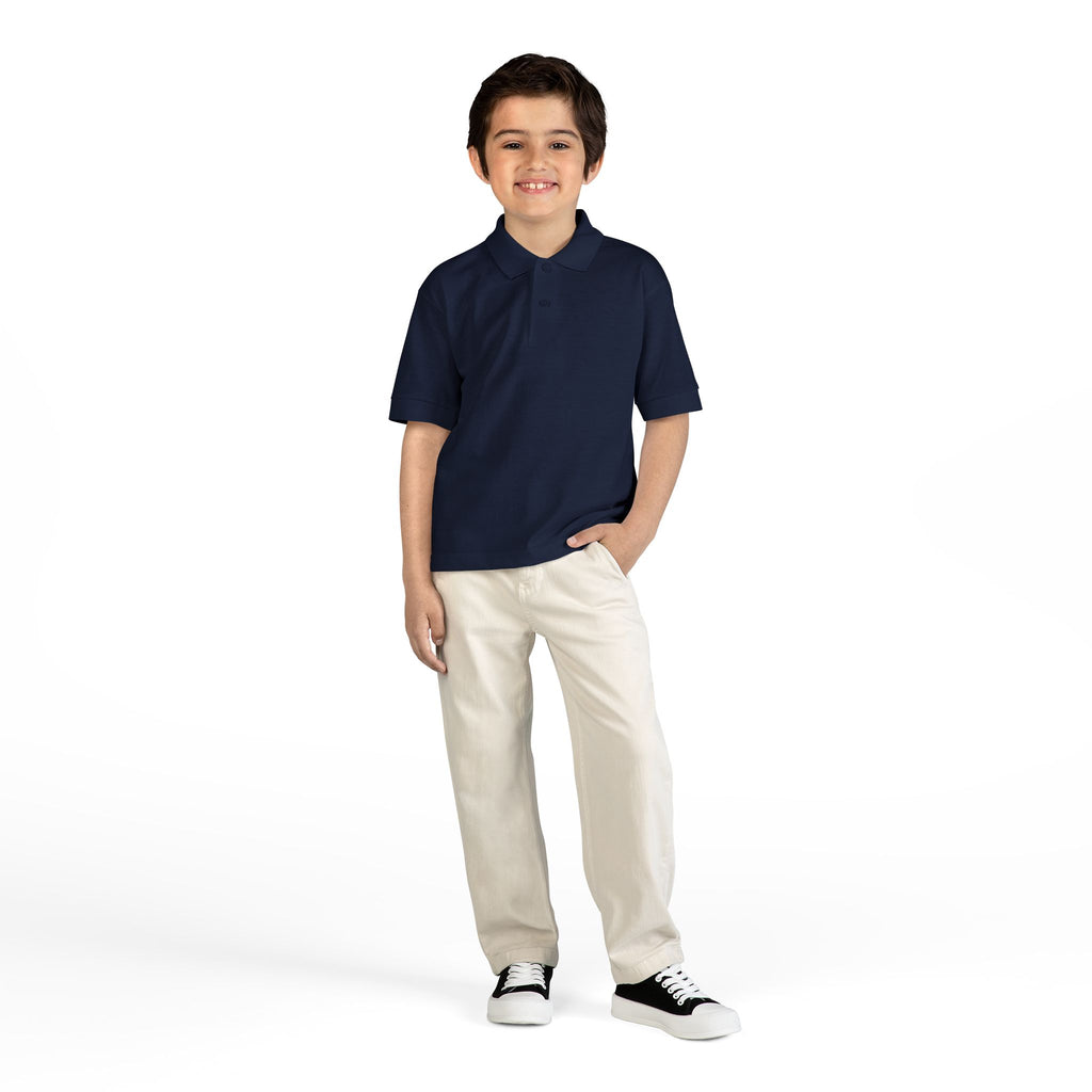 Youth Polo Shirt — “F*ck Fentanyl” Back Awareness Design