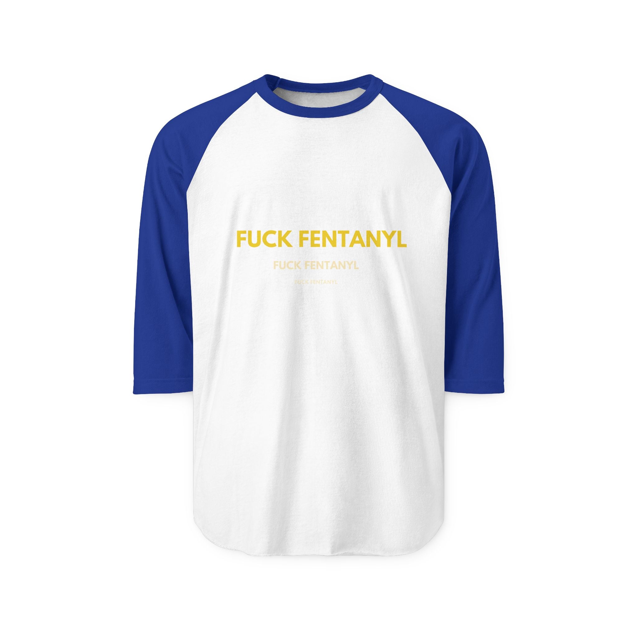 Raglan Shirt — F*ck Fentanyl Bold Awareness Tee