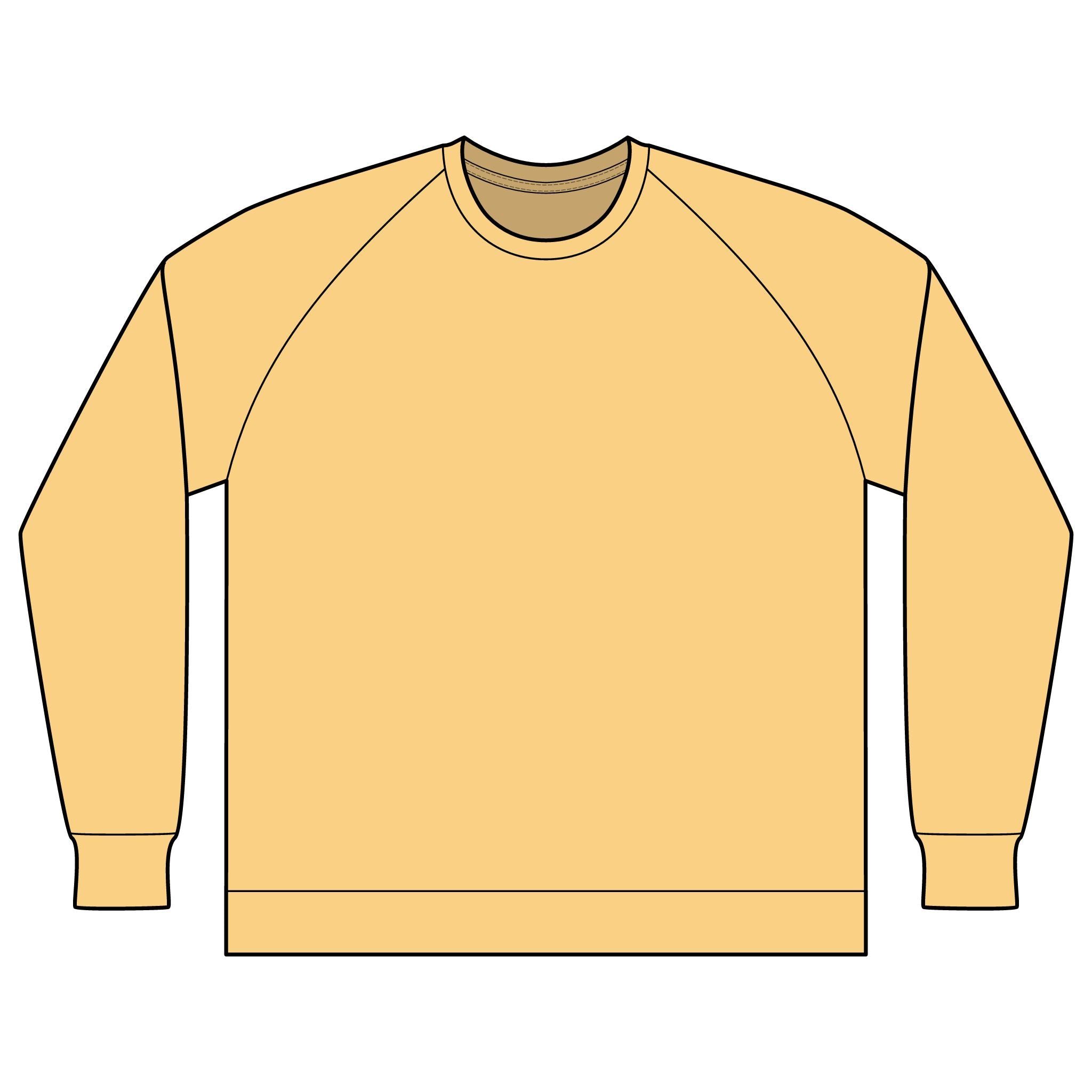Lightweight Loopback Terry Crewneck Sweatshirt