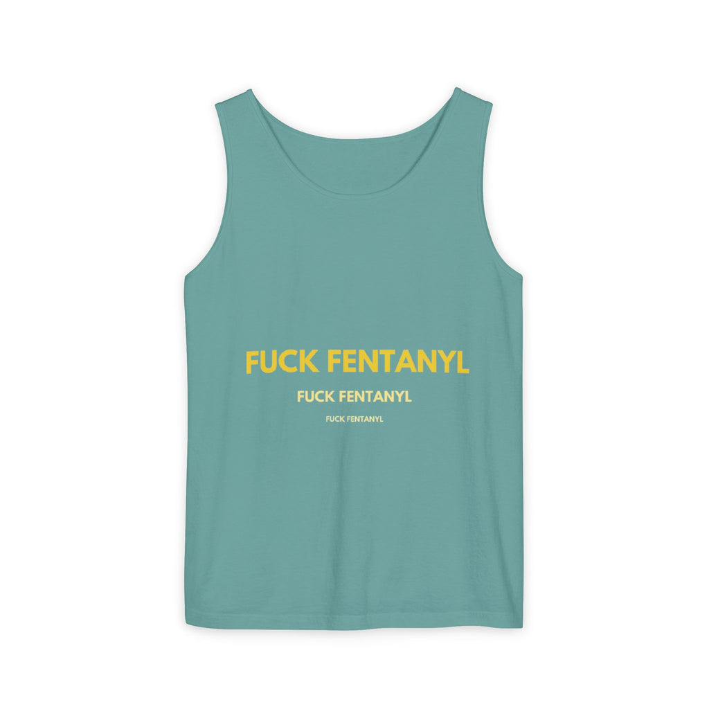 Anti-Fentanyl Tank Top — "FUCK FENTANYL" Graphic Recovery Awareness Tee