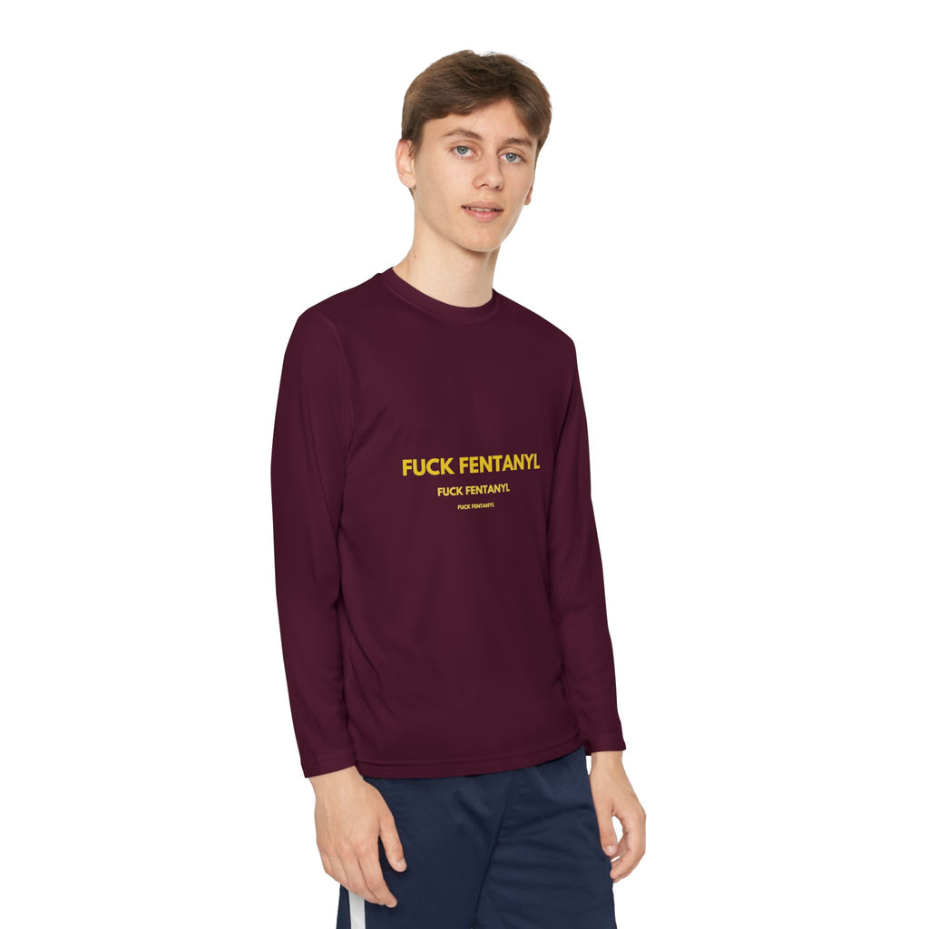 Youth Long Sleeve Tee — "F*** Fentanyl" Awareness Shirt