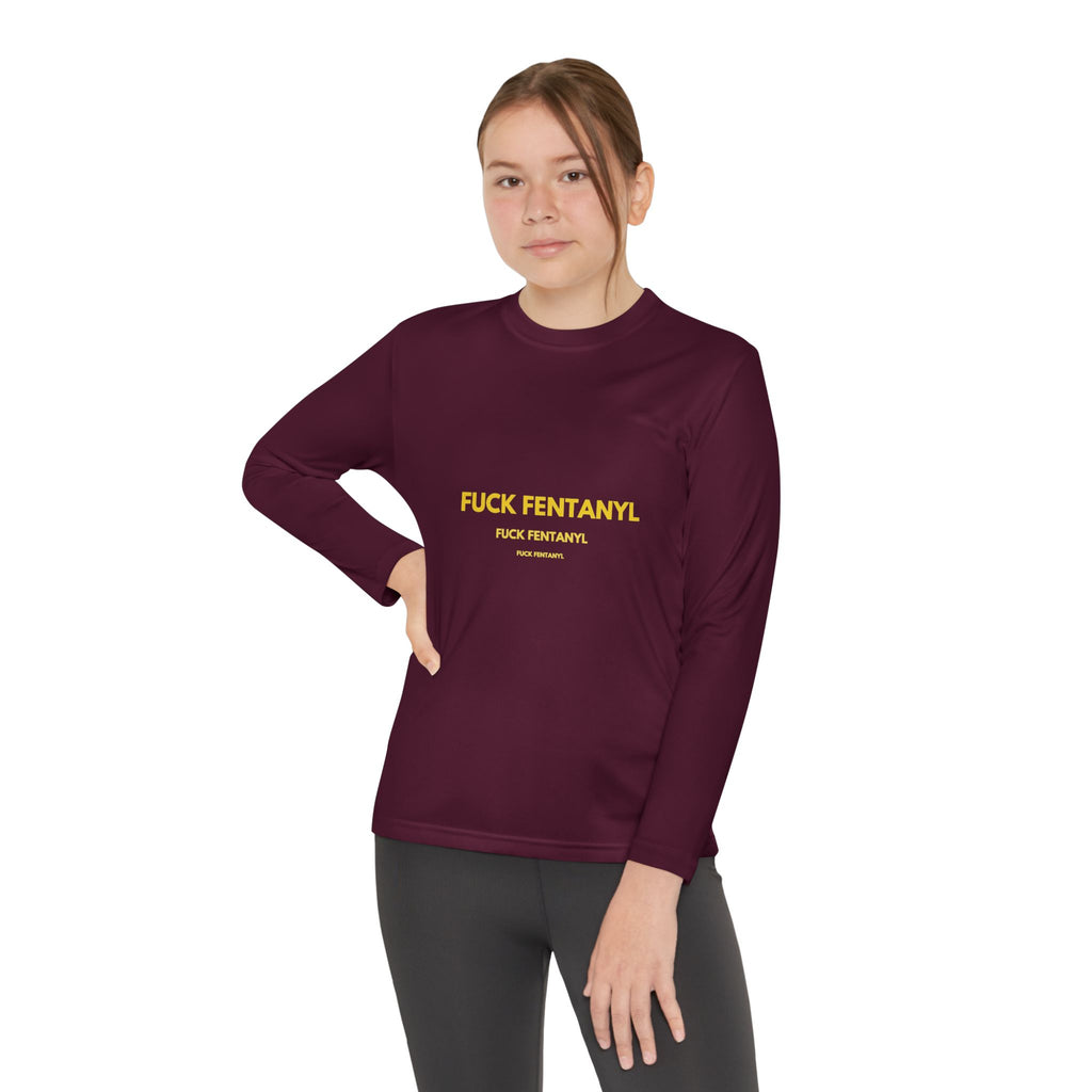 Youth Long Sleeve Tee — "F*** Fentanyl" Awareness Shirt