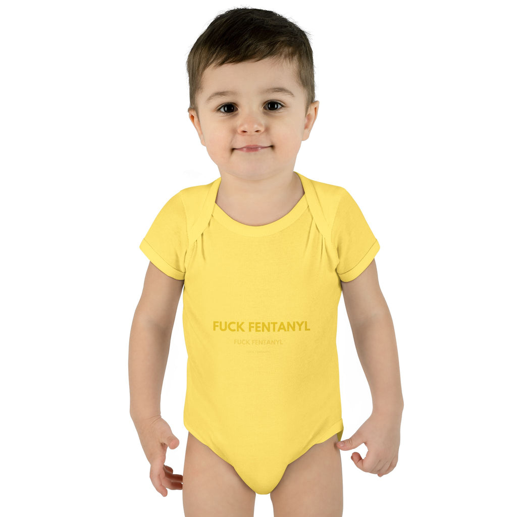 Infant Bodysuit — "F*** Fentanyl" Protest Baby Onesie