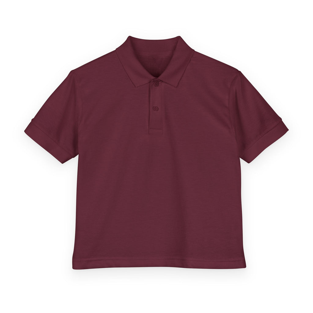 Youth Polo Shirt — “F*ck Fentanyl” Back Awareness Design